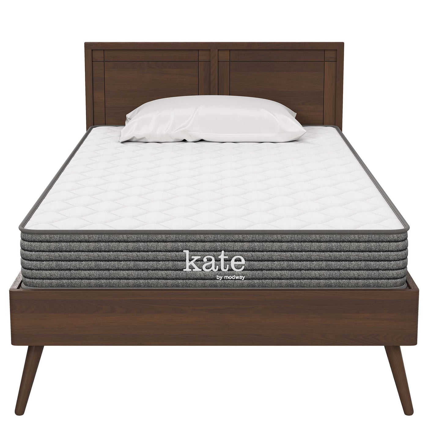 8" Queen Size Mattress | 7.2" Bonnell Coil System | Robust Support With 0.4" Plush Cushioning Foam Layer | Pack of 2 image 11