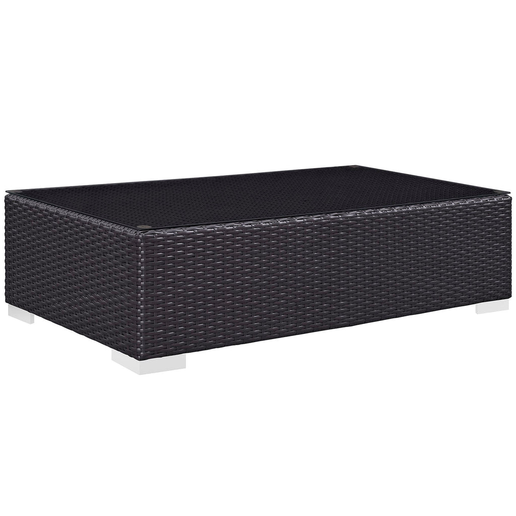 Convene Espresso Outdoor Patio Coffee Table image 4