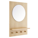 Glint Mirror In Walnut And Oak Color Options | Pack of 4 image 8