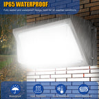 LED Wall Pack Light 36W-120W Photocell | DLC | IP65 Waterproof Commercial Security Lighting image 4
