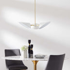 Journey 3-Light 3" Arm Pendant | Black &amp; White Color Options | Ideal for dining room, living room, or bedroom | Pack of 2 image 0