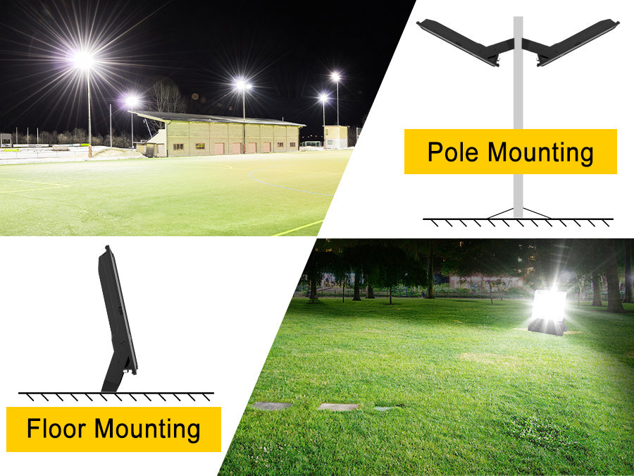 240W & 300W LED Flood Light | 5000K | IP65 Outdoor Lighting with 6kV Surge Protection image 3