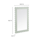 Rectangle Wall Mirror | Emmeline Scalloped Series | Pack Of 3 image 8