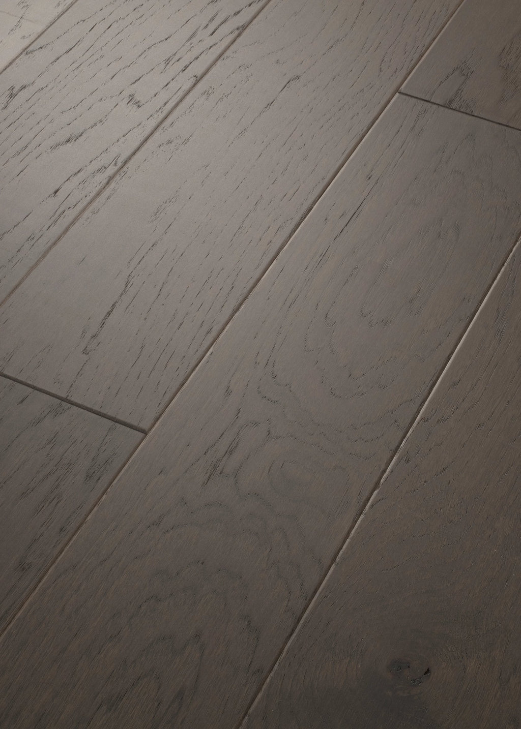 High Plains 6 3/8 | Repel Collection | Kohl Shade | Hickory | Real Hardwood | Water Resistant | Scuff Resistant | 1.2 mm Veneer Thickness | 30.48 Sq. Ft. Per Carton | Wire Brushed Texture image 1