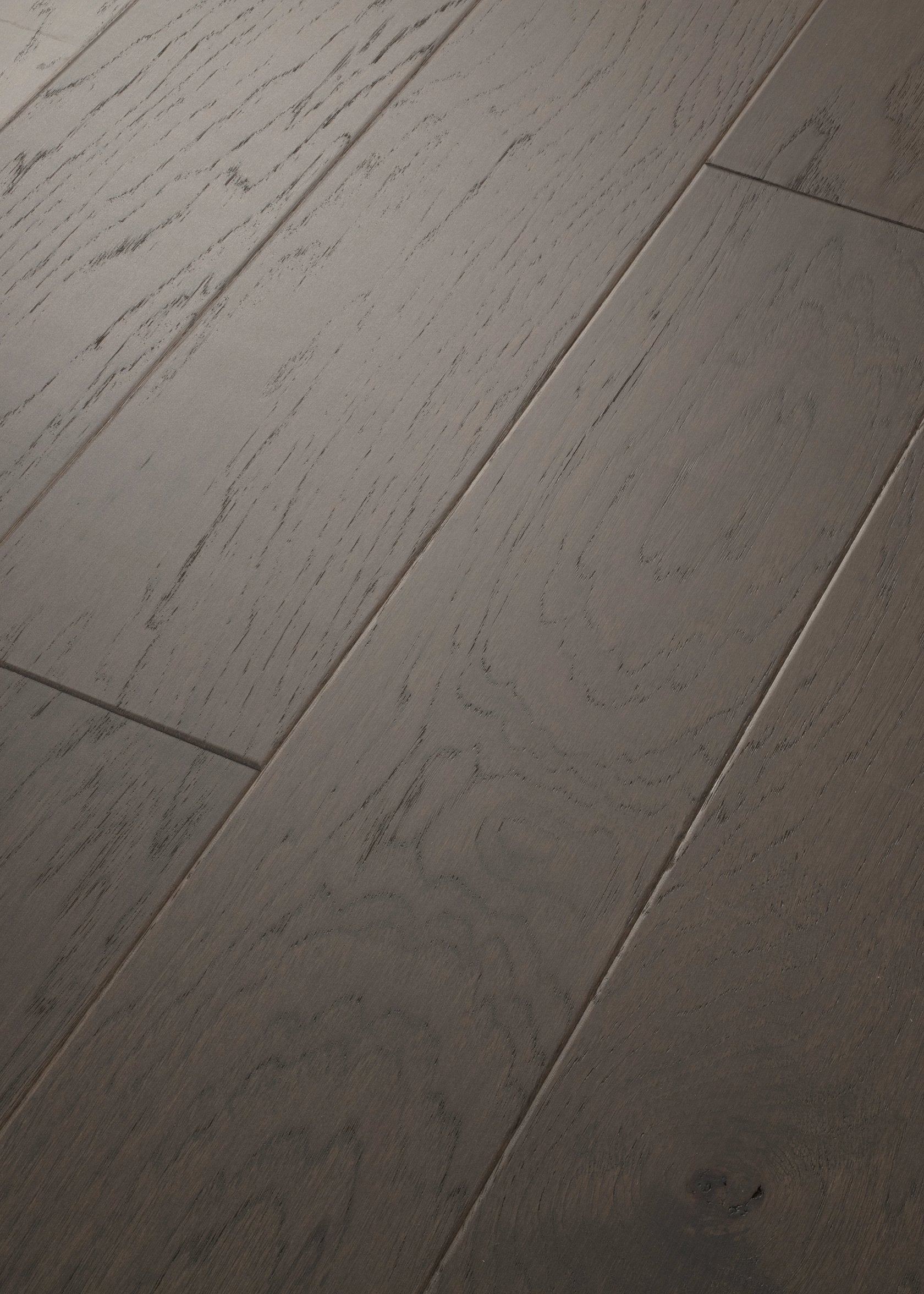High Plains 6 3/8 | Repel Collection | Kohl Shade | Hickory | Real Hardwood | Water Resistant | Scuff Resistant | 1.2 mm Veneer Thickness | 30.48 Sq. Ft. Per Carton | Wire Brushed Texture image 1