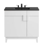 24" / 36" Miles Series Bathroom Vanity In Various Colors  | Modern Design Vanity With Basin For Homes, Hotels image 6