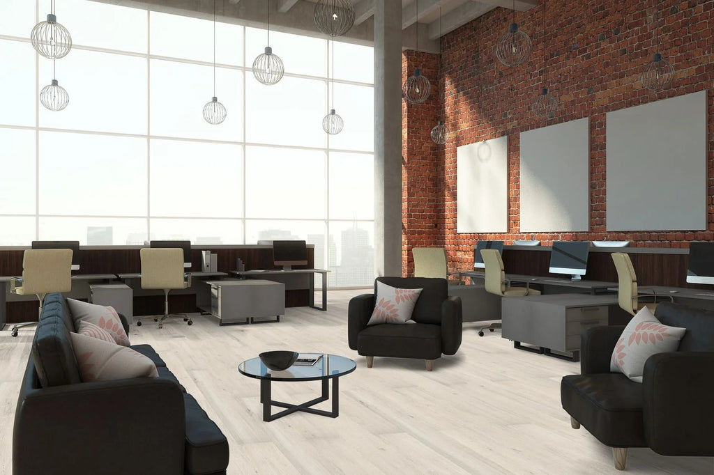 5 mm SPC Vinyl Flooring | 7" X 48" Plank | 1 mm IXPE Padding Attached | 22 Mil Wear Layer | Click Lock Installation | Brilo Series 1510 | Fire Resistant | FloorScore® Certified | 1 Box (10 Planks)) image 2