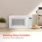 Magic Chef 0.7 Cu. Ft Countertop Microwave | 700 Watt | White Color | Digital Display | 6 Auto Cooking Modes | Child Lock | Auto Defrost Modes | 10 Power Levels image 10