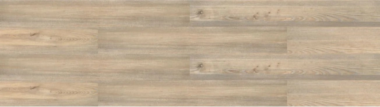5 mm SPC Vinyl Flooring | 7" X 48" Plank | 1 mm IXPE Padding Attached | 22 Mil Wear Layer Plus 6 Mil UV Layer | Click Lock Installation | Klasika Fortika Series 1010 | Fire Resistant | FloorScore® Certified | 1 Box (10 Planks) image 0