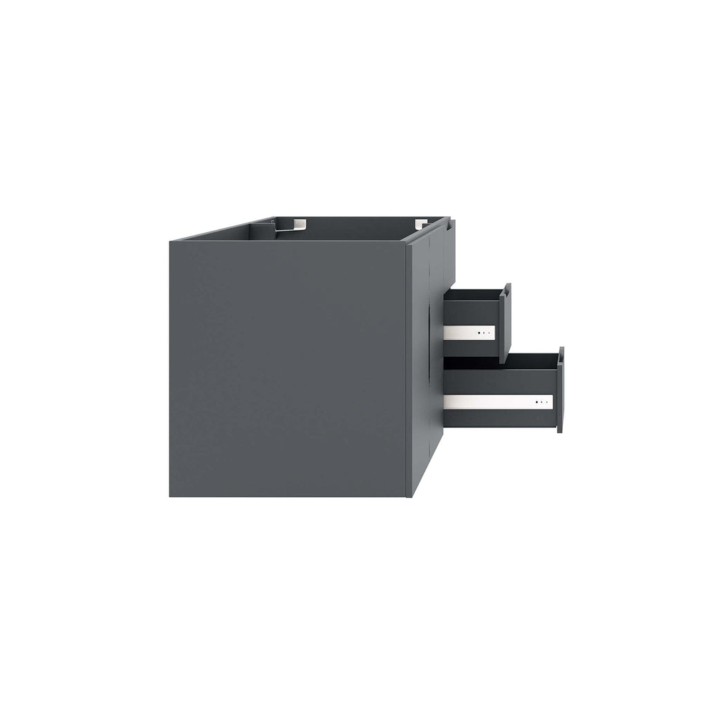 24" Or 36" | Bathroom Vanity Cabinet (Sink Basin Not Included) | White Or Gray Color Options | Vitality Series | Modern Bathroom Vanity | Soft-Close Doors | Wall-Mount Design image 6