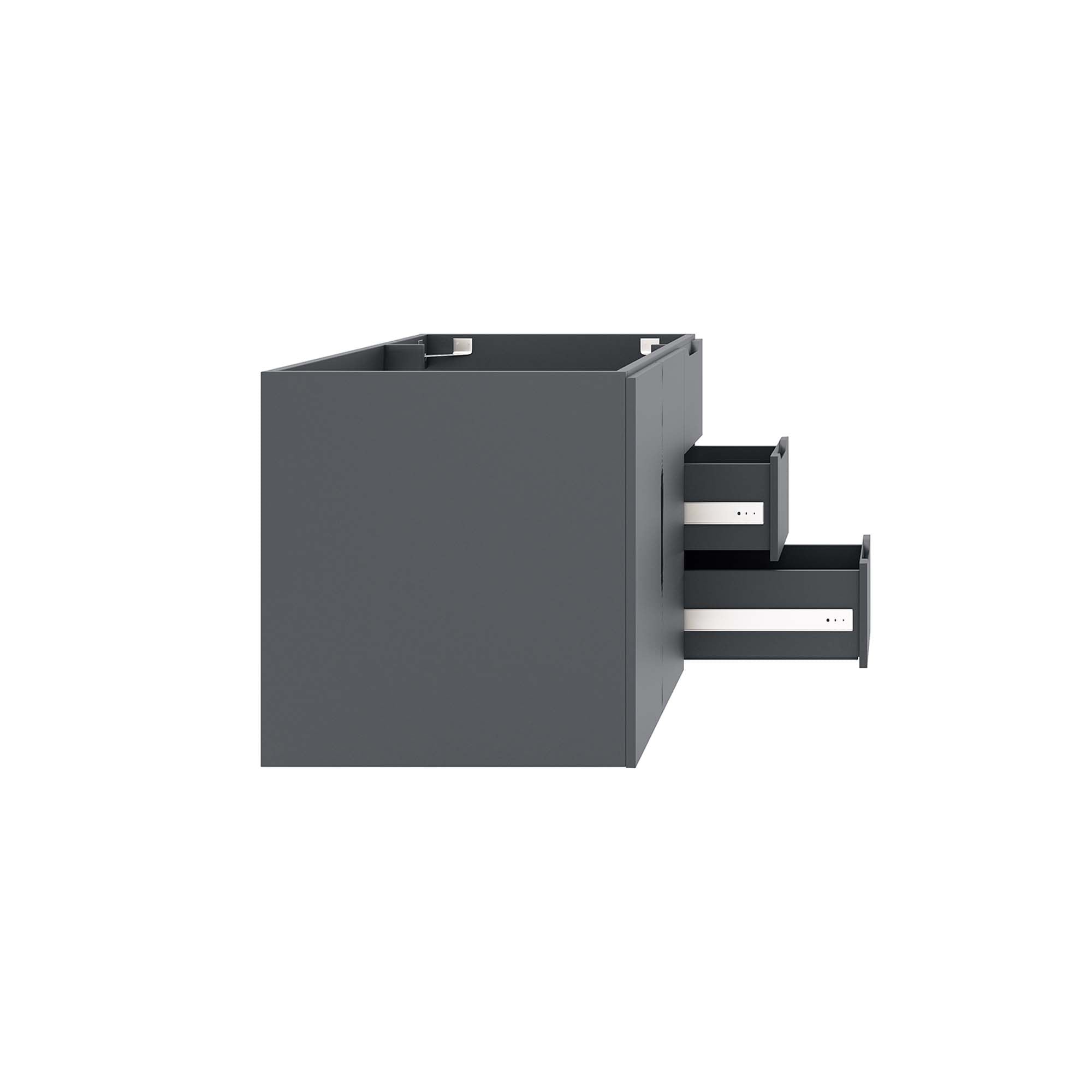 24" Or 36" | Bathroom Vanity Cabinet (Sink Basin Not Included) | White Or Gray Color Options | Vitality Series | Modern Bathroom Vanity | Soft-Close Doors | Wall-Mount Design image 6