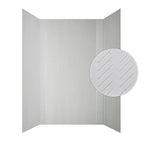 Herringbone Shower Wall Tiles For Shower and Tub Surrounds | Glue Up Easy To Install | 3 Wall Set image 8