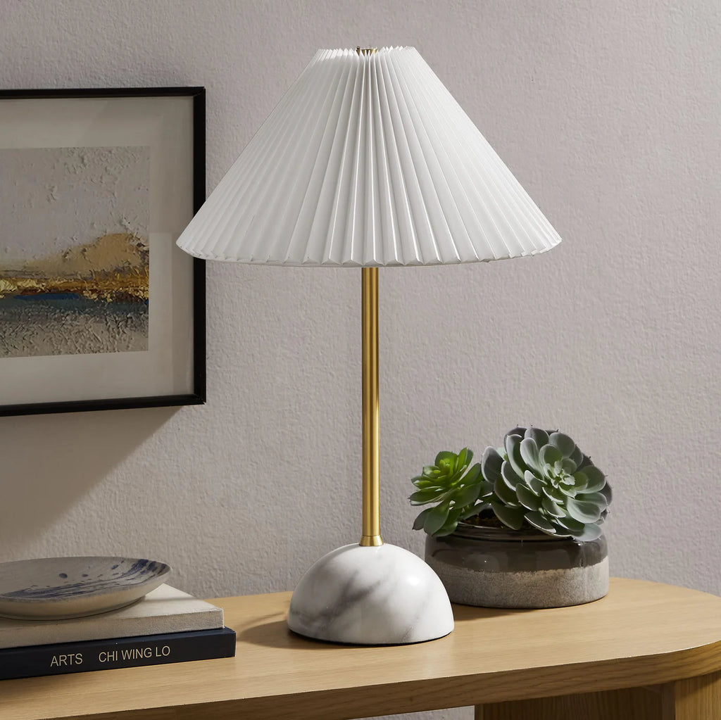Illusion Dome Table Lamp with a Marble-Inspired Base | Pack of 2 image 10