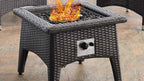 Vivacity Espresso Outdoor Patio Fire Pit Table image 0