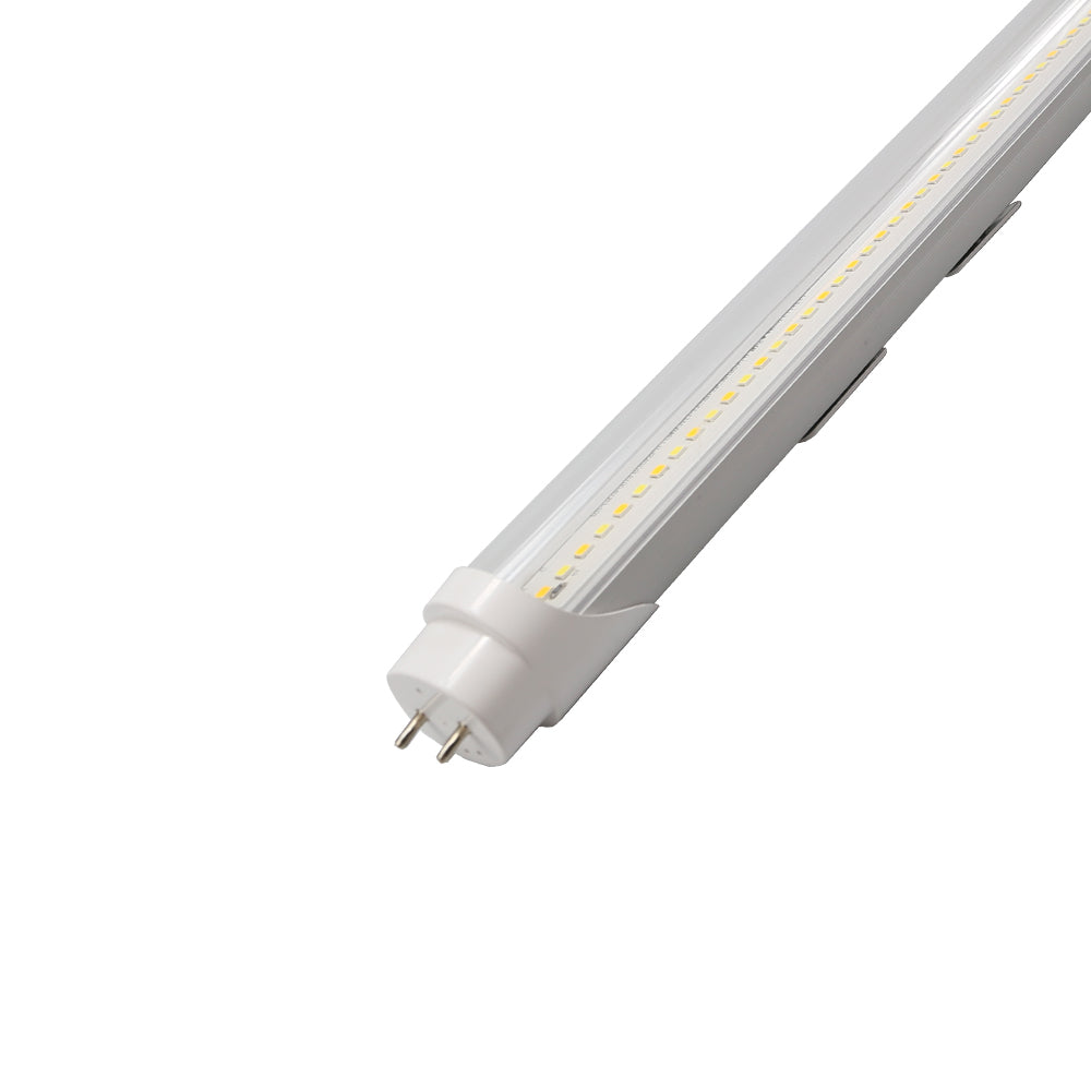 LED T8 Tube | 12W/15W/18W/20W/22W Watt Adjustable | 2750 Lumens | 3500K/4000K/5000K/5700K/6500K CCT Tuneable | 120-277Vac | 4 FT | Clear Lens | Type A+B | Double Ended Power | ETL &amp; DLC Listed | Pack Of 25 image 1