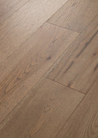 CastleWood Hickory | The Gallery Collection | Greyfriar Shade | Hickory | Real Hardwood | 3 mm Veneer Thickness | 31.09 Sq. Ft. Per Carton | Wire Brushed Finish (Copy) image 1