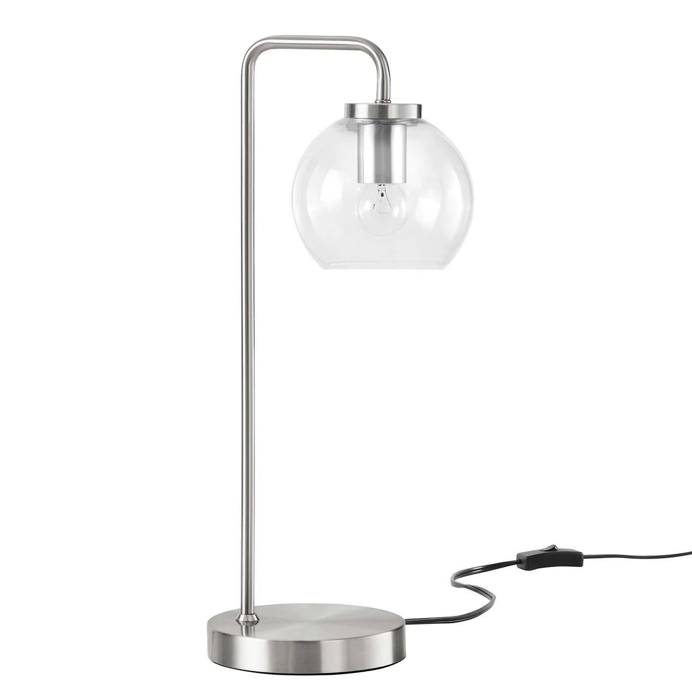 Silo Glass Globe and Metal Table Lamp | Pack of 2 image 5