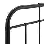 Alessia Metal Queen Height Adjustable Headboard | Powder Coated Iron Construction | Twin, Full, Queen &amp; King Sizes Available | Black, Gray, Gold &amp; White Color Options | Pack Of 2 image 4