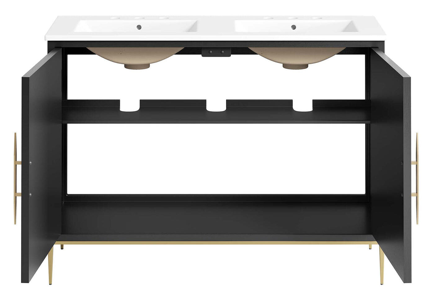 Awaken Series Bathroom Vanity | Various Sizes And Colors | Modern Design Vanity With Basin For Homes, Hotels image 5