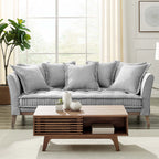 Rowan Light Gray Fabric Sofa image 3