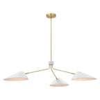 Journey 3-Light 14" Arm Pendant | Black &amp; White Color Options | Ideal for dining room, living room, or bedroom image 7