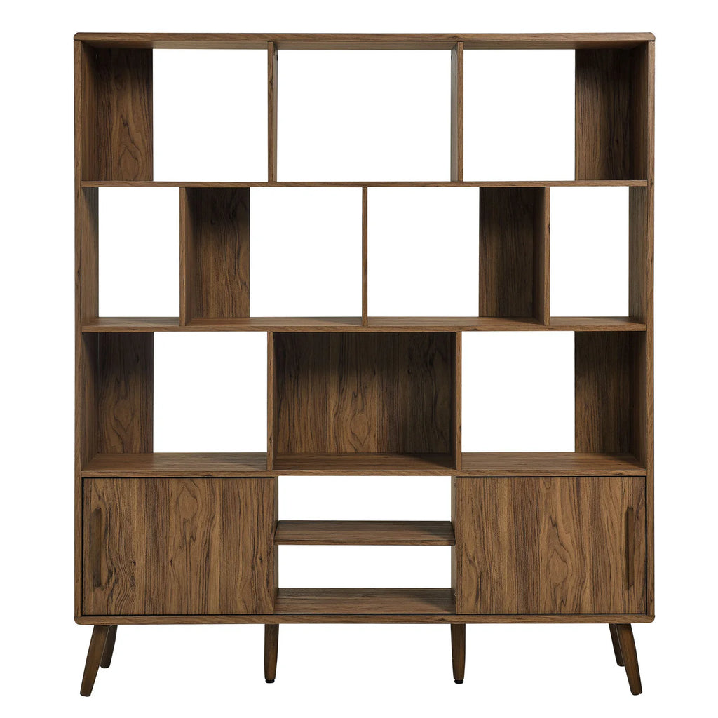 Transmit 59” Bookcase with Sliding Panel Doors image 3