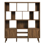 Transmit 59” Bookcase with Sliding Panel Doors image 3