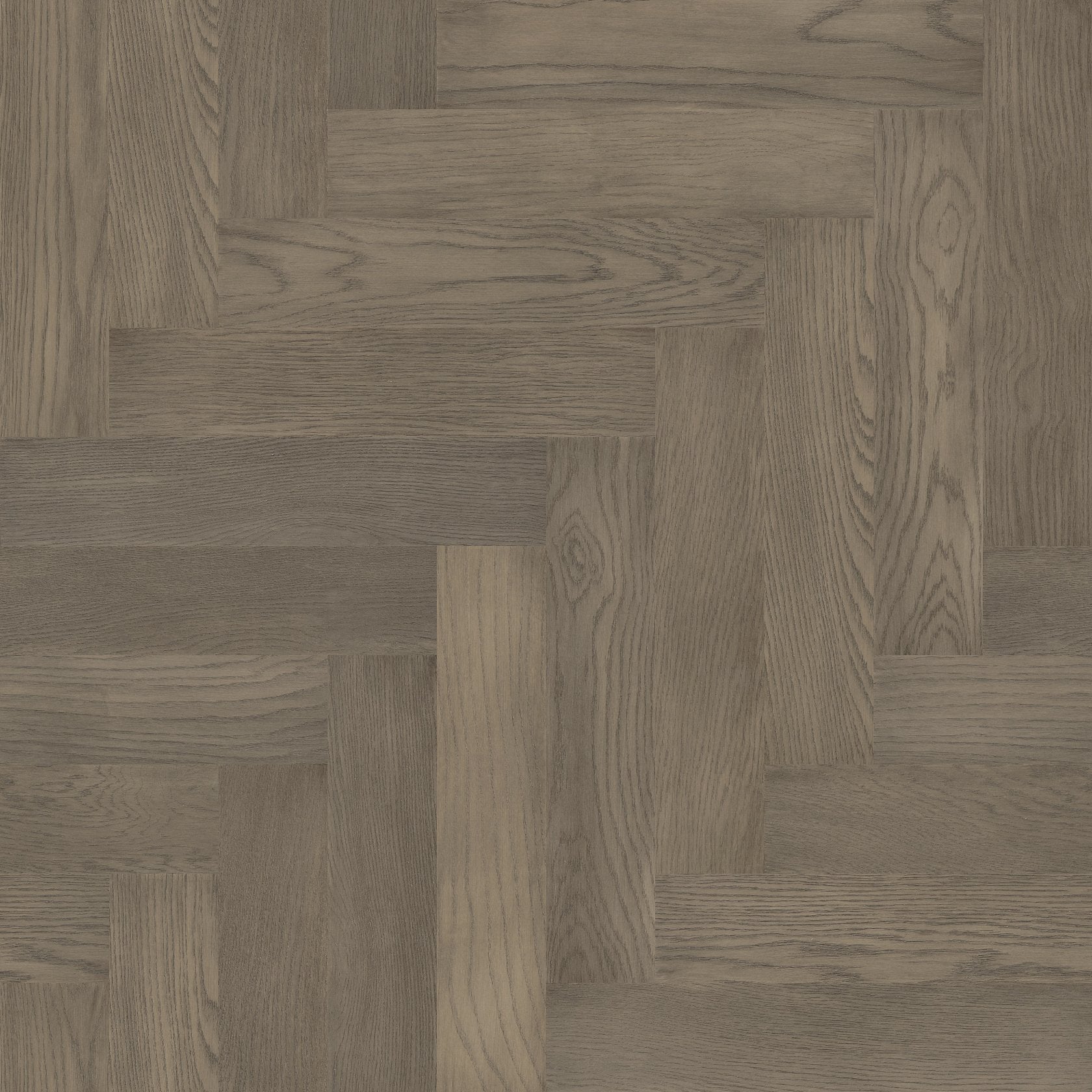 Empire Oak Herringbone | The Gallery Collection | Roosevelt Shade | White Oak | UV Aluminum Oxide Finish | 1.2 mm Veneer Thickness | 27.9 Sq. Ft. Per Carton image 3