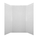 Savannah Shower Wall Tiles For Shower and Tub Surrounds | Glue Up Easy To Install | 3 Wall Set image 4