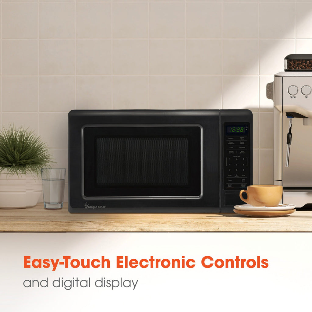 Magic Chef 0.9 Cu. Ft Countertop Microwave | 900 Watt | Black | 6 Auto Cooking Modes | Child Lock | Digital Display | 10 Power Levels |  8 Years Warranty On Magnetron image 12