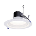 6", 8", 10" LED Downlight | 0-10V Dimmable | 13W - 40W Wattage Tuneable | 2700K/3000K/3500K/4000K/5000K 5 CCT Changeable | Baffle Trim | Damp Rated image 0
