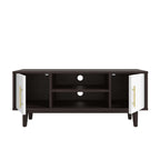 Daxton 43" TV Stand in White and Cappuccino image 4