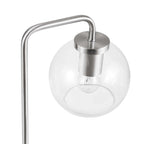 Silo Glass Globe and Metal Table Lamp | Pack of 2 image 2