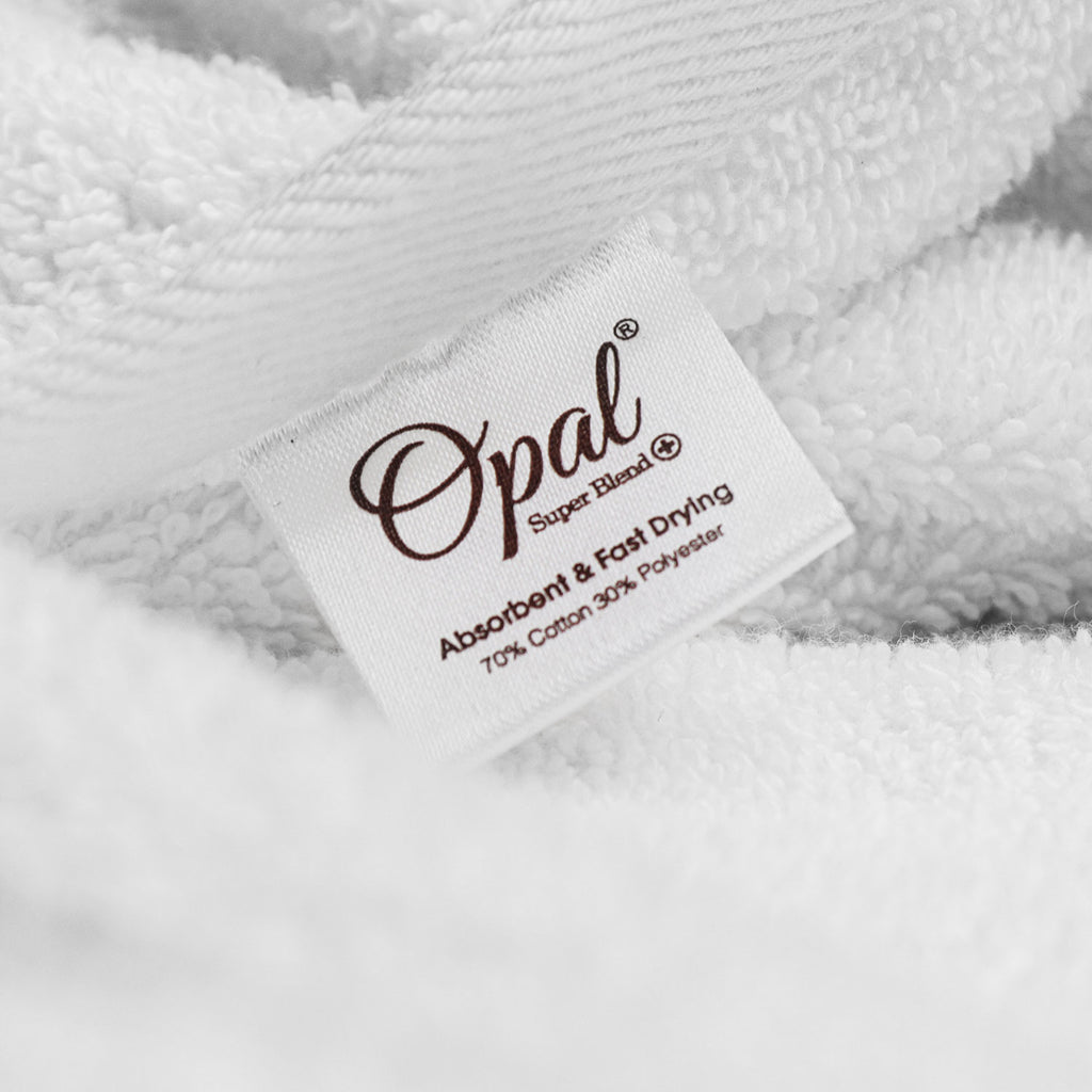 12" x 12" Opal Super Blend Plus Wash Cloth | 1 lbs | Full Terry Weave with Twill Hems | Fast-Drying & Cost-Saving | Multi-Purpose Use | Pack Of 25 Dozen image 3