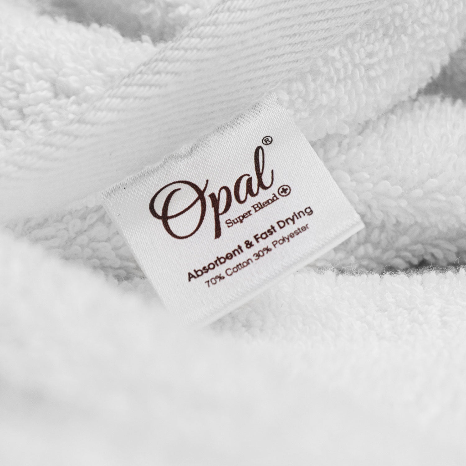 12" x 12" Opal Super Blend Plus Wash Cloth | 1 lbs | Full Terry Weave with Twill Hems | Fast-Drying & Cost-Saving | Multi-Purpose Use | Pack Of 25 Dozen image 3
