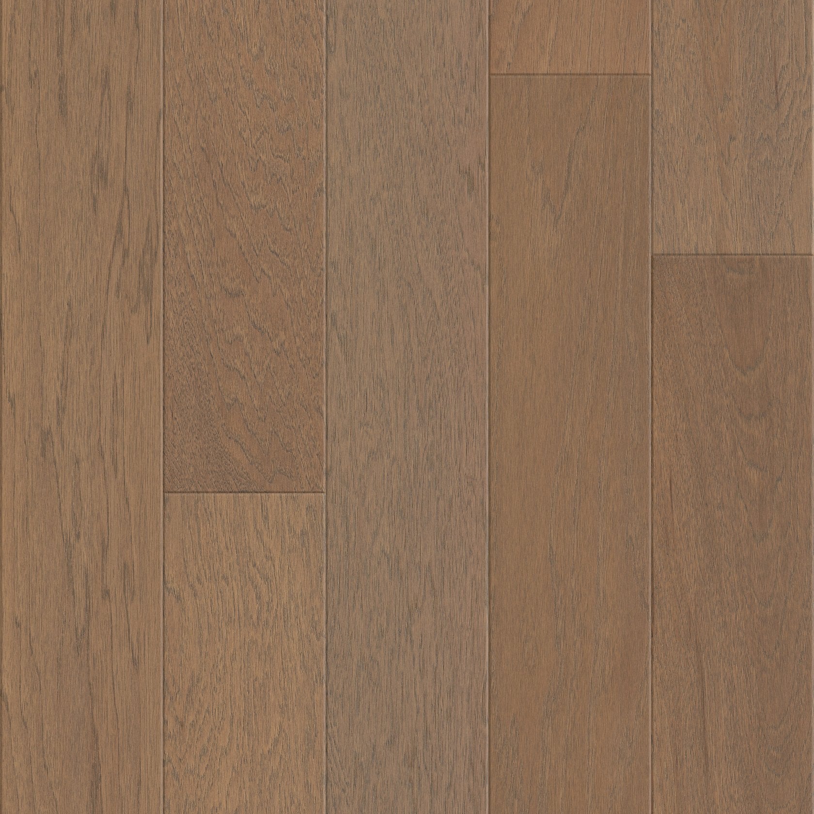 High Plains 6 3/8 | Repel Collection | Jute Shade | Hickory | Real Hardwood | Water Resistant | Scuff Resistant | 1.2 mm Veneer Thickness | 30.48 Sq. Ft. Per Carton | Wire Brushed Texture image 2