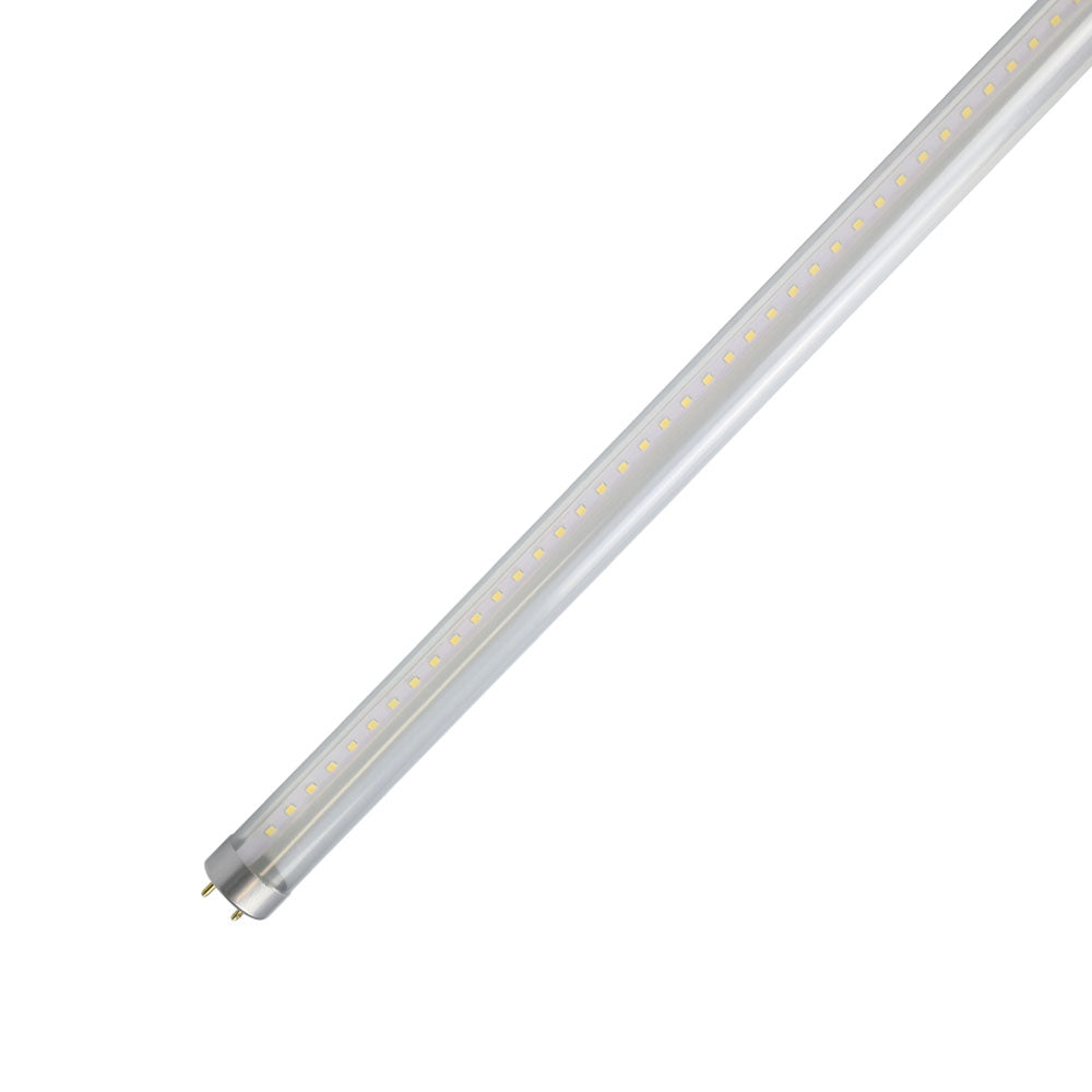 LED T8 Glass Tube | 18 Watt | 2700 Lumens | 5000K or 6500K Option | 120-277V | 4 FT | Clear Lens | Type A+B | Single &amp; Double Ended Power | UL &amp; DLC Listed | Pack Of 25 image 1