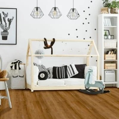 5 mm SPC Vinyl Flooring | 7" X 48" Plank | 1 mm IXPE Padding Attached | 22 Mil Wear Layer | Click Lock Installation | Amaso Series 1303 | Fire Resistant | FloorScore® Certified | 1 Box (10 Planks)) image 1