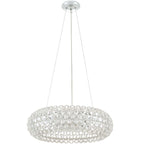 25-Inch Halo Pendant Chandelier | Suspended Mounted Light Fixture | Modern Minimalistic Chandelier image 4