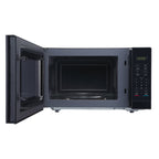 Magic Chef 1.1 Cu. Ft Countertop Microwave | 1000 Watt | Black with Gray Cavity Or Stainless Steel Color Options | Digital Display | 6 Auto Cooking Modes | Child Lock | Auto Defrost Modes image 2