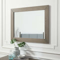 Merritt Mirror in Oak | Contemporary Modern Allure Appeal | Pack of 2 image 0