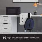 Magic Chef 1.1 Cu. Ft Countertop Microwave | 1000 Watt | Black with Gray Cavity Or Stainless Steel Color Options | Digital Display | 6 Auto Cooking Modes | Child Lock | Auto Defrost Modes image 12