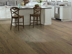 High Plains 6 3/8 | Repel Collection | Nomadic Shade | Hickory | Real Hardwood | Water Resistant | Scuff Resistant | 1.2 mm Veneer Thickness | 30.48 Sq. Ft. Per Carton | Wire Brushed Texture image 3