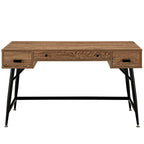 Surplus Walnut-Finished Office Desk image 2
