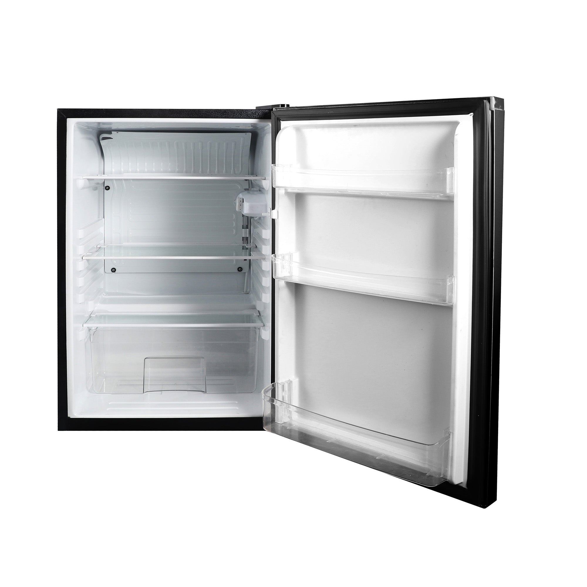 Magic Chef 4.4 Cu Ft Mini Fridge In Stainless Steel Look without Freezer | Energy Star Qualified | 5 Year Warranty On Compressor | 3 Glass Shelves  | Reversible Door | Easy Installation image 11