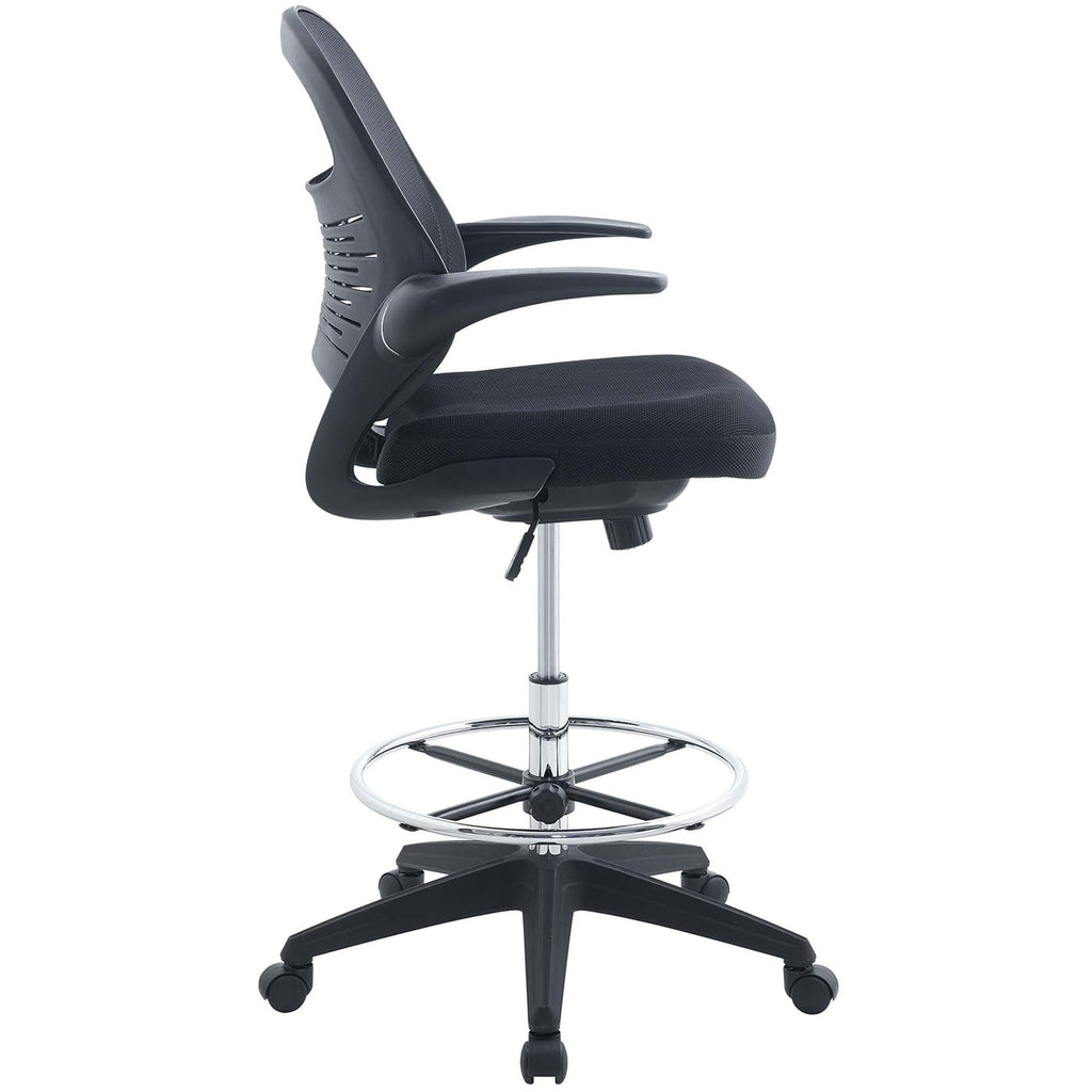 Stealth Drafting Chair in Black image 3