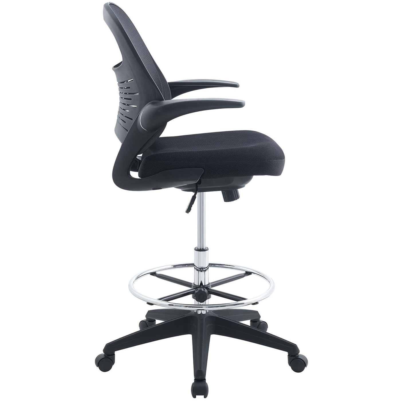 Stealth Drafting Chair in Black image 3