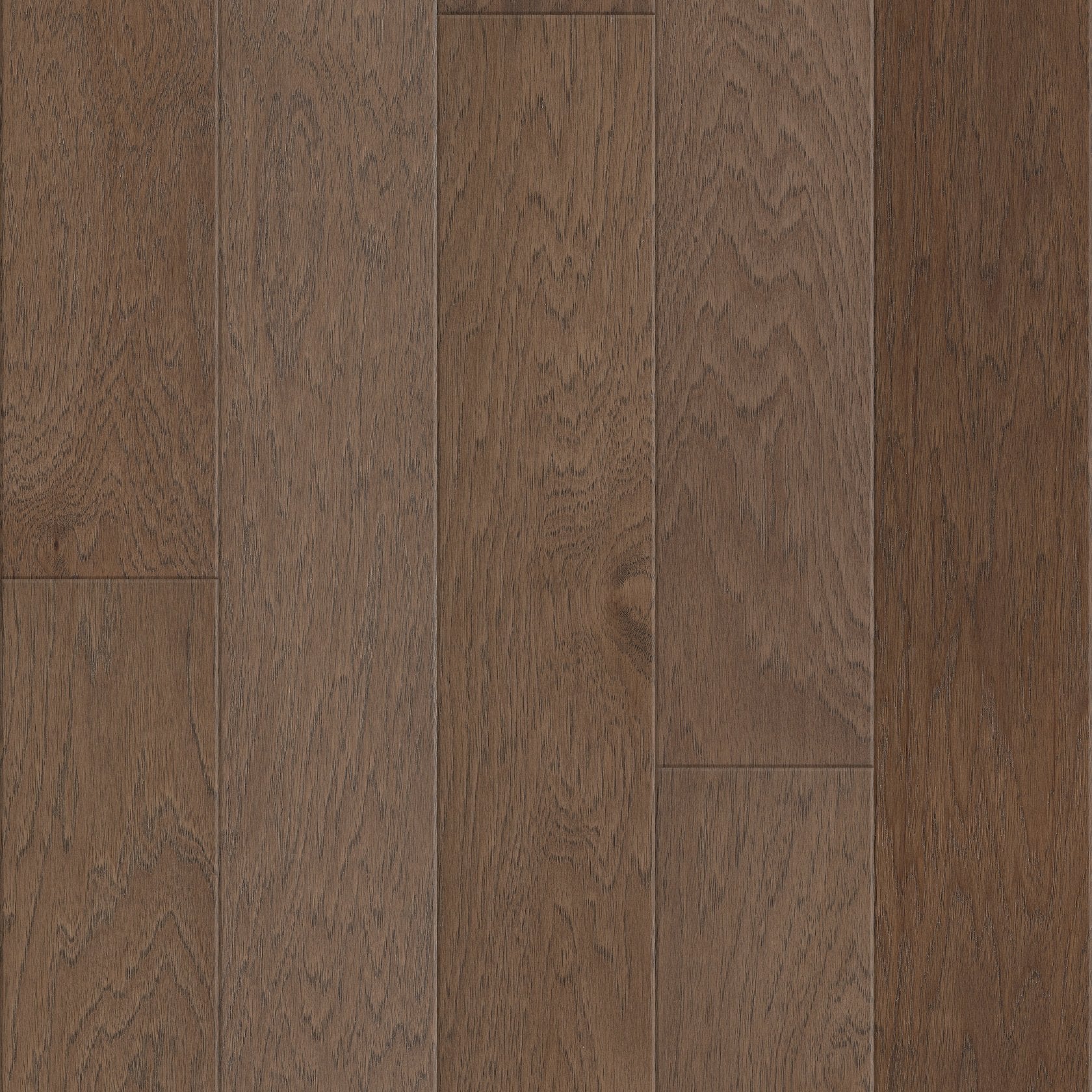High Plains 6 3/8 | Repel Collection | Hide Shade | Hickory | Real Hardwood | Water Resistant | Scuff Resistant | 1.2 mm Veneer Thickness | 30.48 Sq. Ft. Per Carton | Wire Brushed Texture image 3