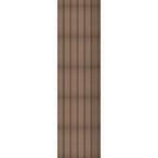 Large Slats Polystyrene Wood Slat Walls 112 in x 9 1/2 in - (Pack of 10) / 73.5 sqft image 7