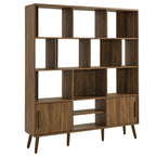 Transmit 59” Bookcase with Sliding Panel Doors image 1